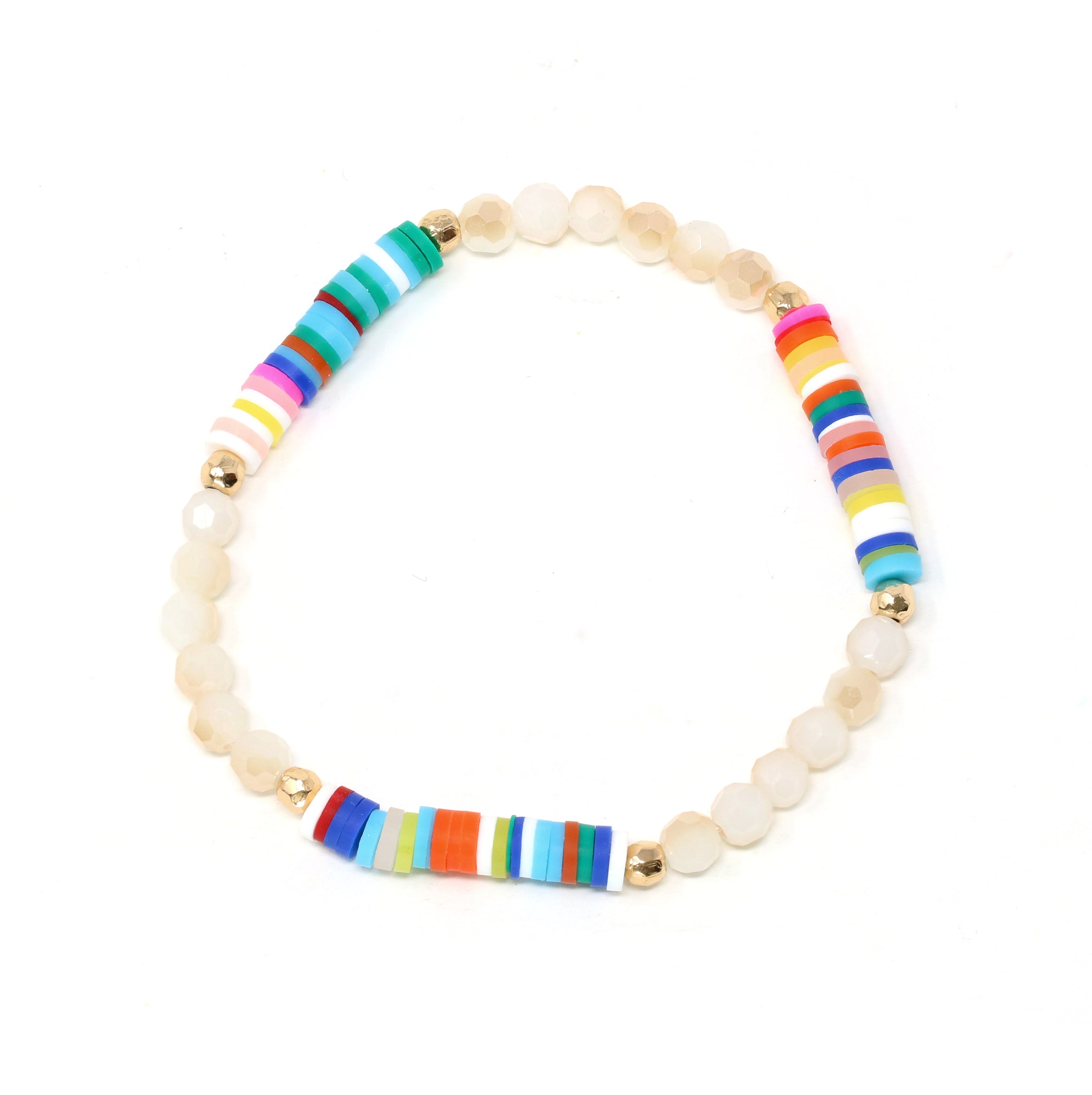 Smiley Face Stackable Set of 3 Bracelets