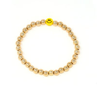 Smiley Face Stackable Set of 3 Bracelets