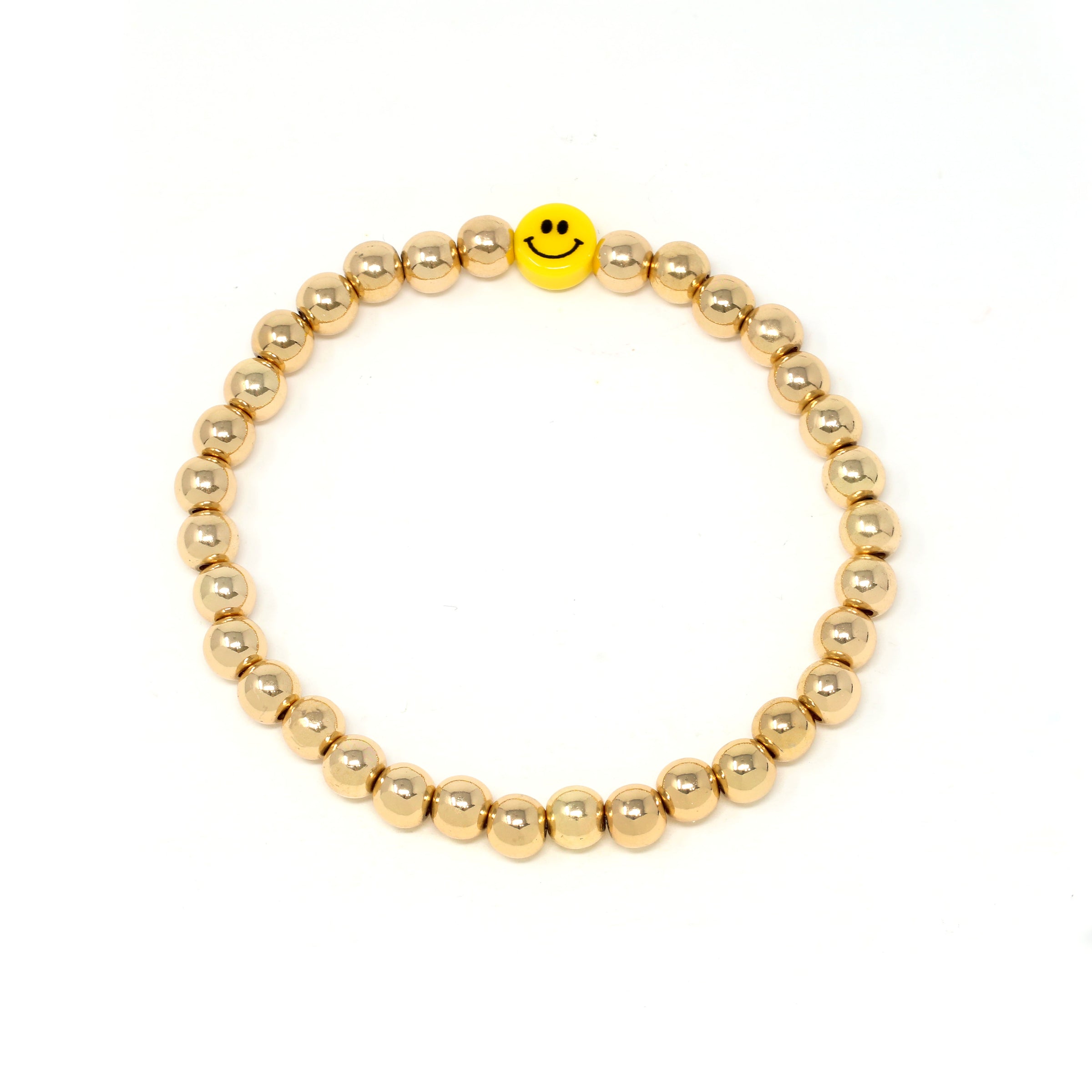 Smiley Face Stackable Set of 3 Bracelets