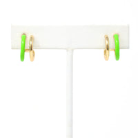 Neon Hoop Earrings