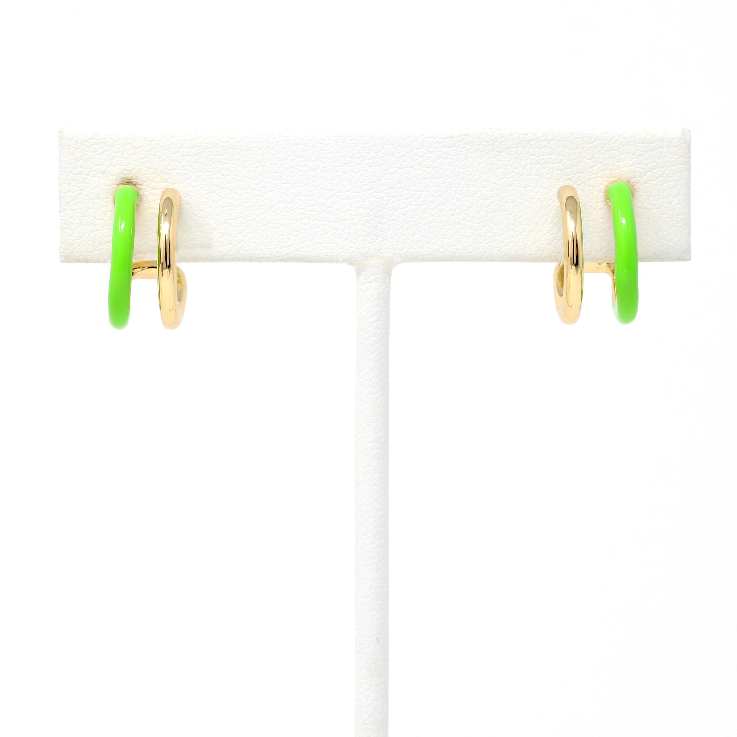 Neon Hoop Earrings