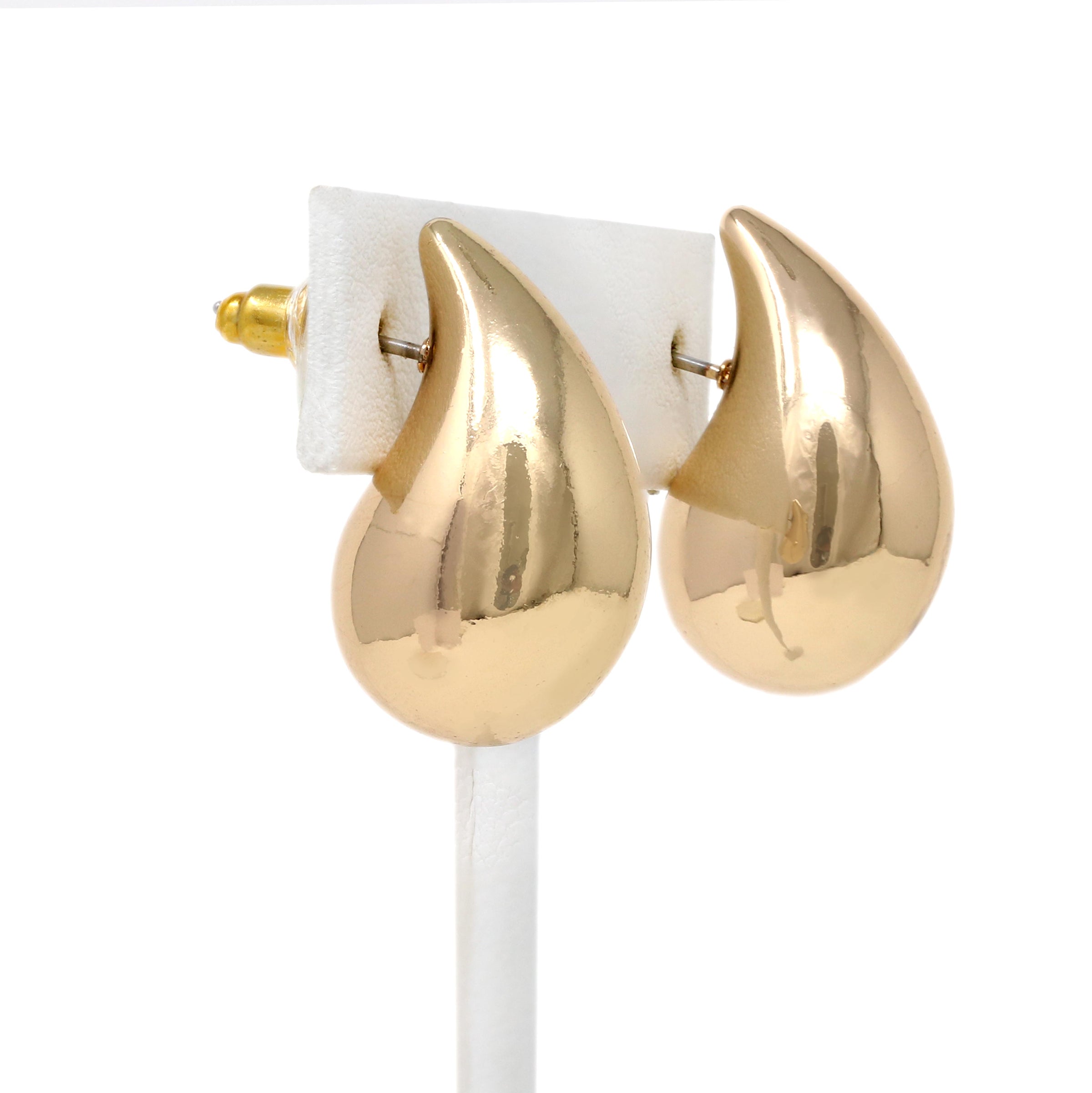 Puffy Bold Teardrop Earrings