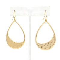 Abalone Teardrop Drop Earrings