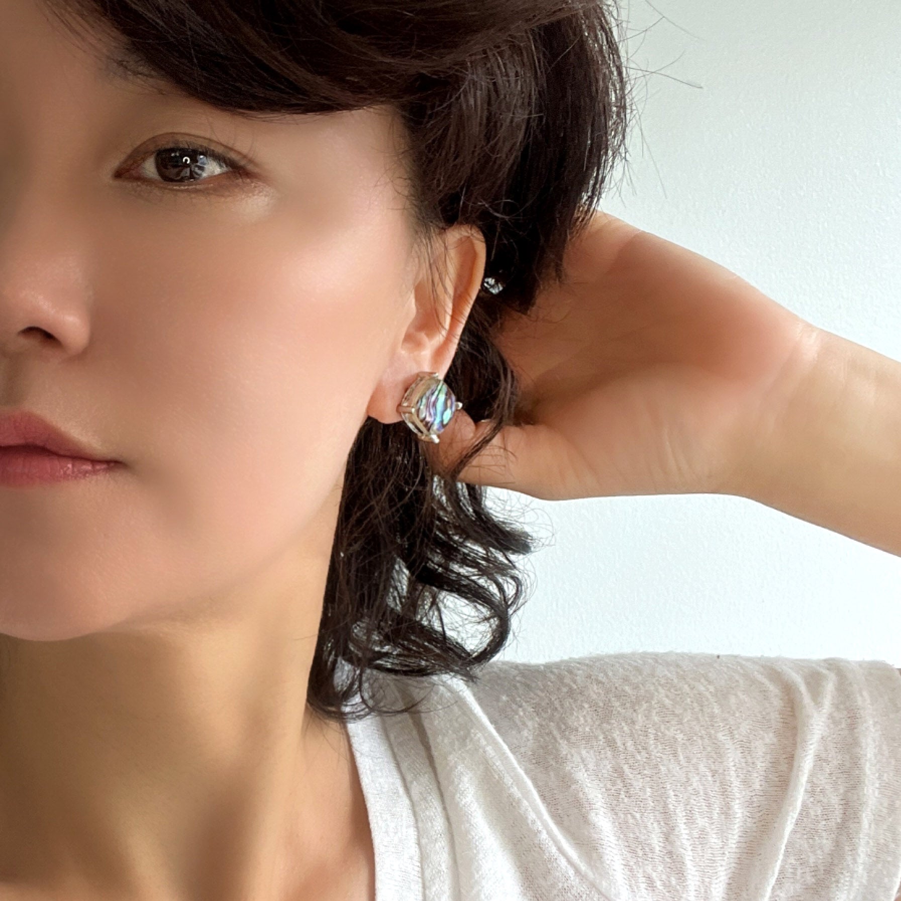 Abalone Stud Earrings