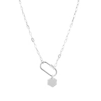 Carabiner Necklace with Charm