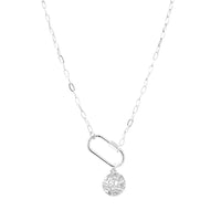 Carabiner Necklace with Charm