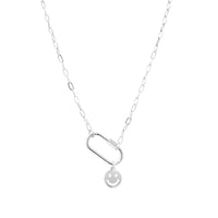 Carabiner Necklace with Charm
