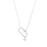 Carabiner Necklace with Charm