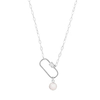 Carabiner Necklace with Charm