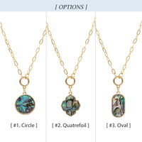 Modern Abalone Necklace
