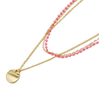 Triple Layered Neon Necklace