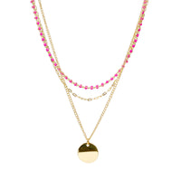 Triple Layered Neon Necklace