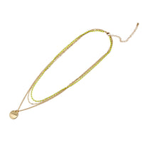 Triple Layered Neon Necklace