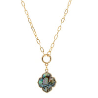 Modern Abalone Necklace