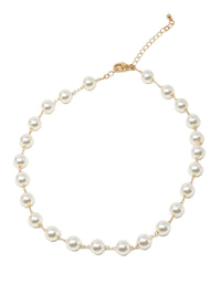 4-Layer Pearl & Gold Charm Necklace