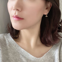 Gold Filled Evil Eye Huggie Earrings