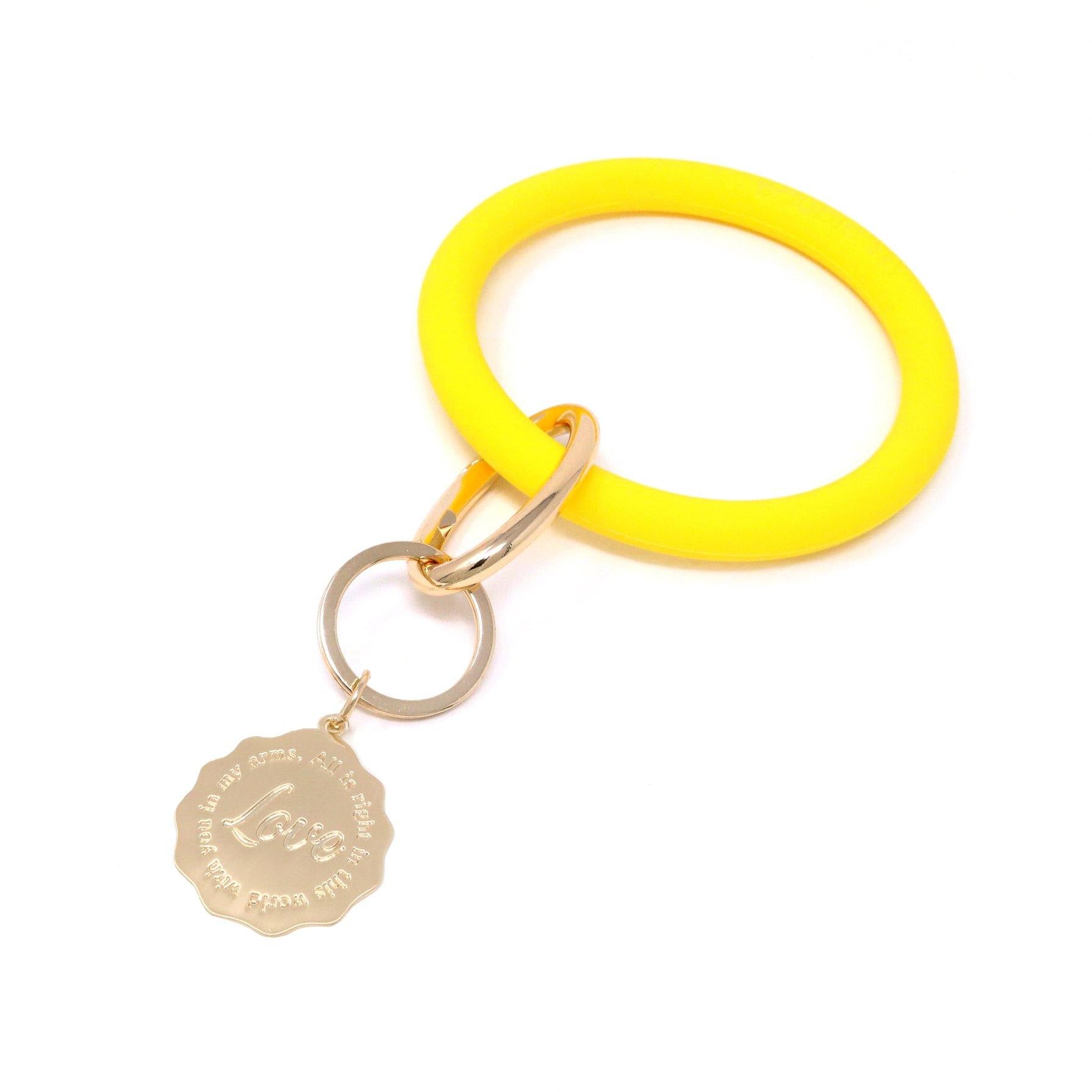 Silicone Keyring Love Bracelet - Bauble Sky