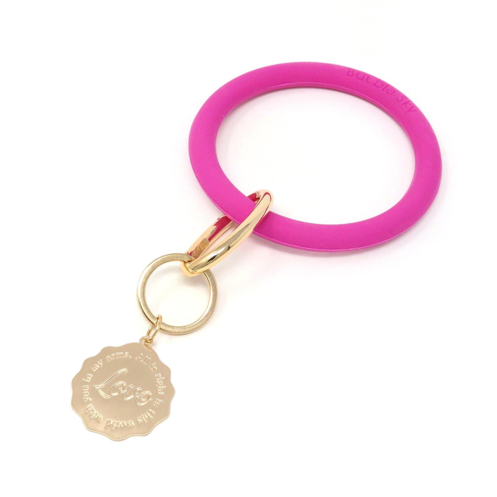 Silicone Keyring Love Bracelet - Bauble Sky