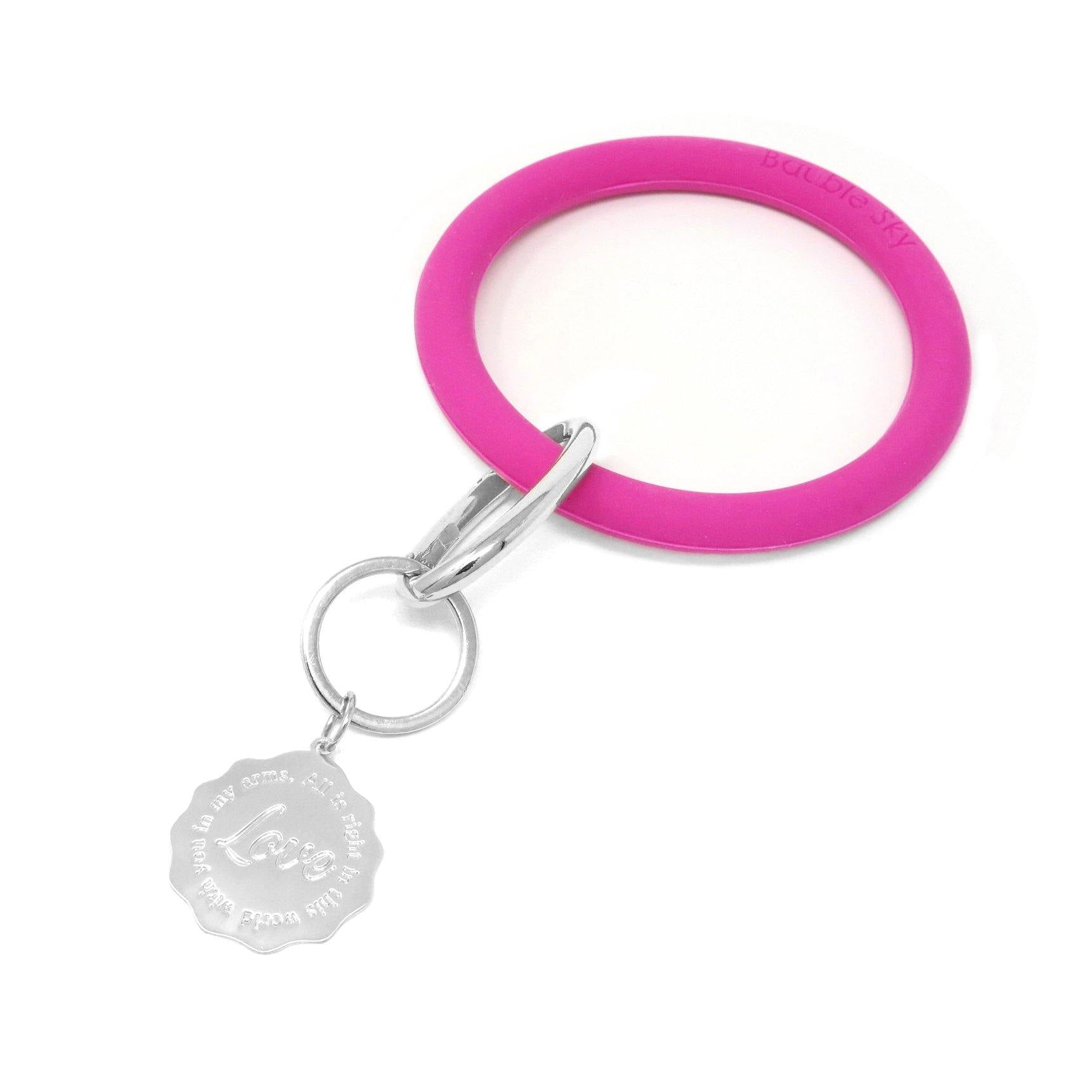 Silicone Keyring Love Bracelet - Bauble Sky