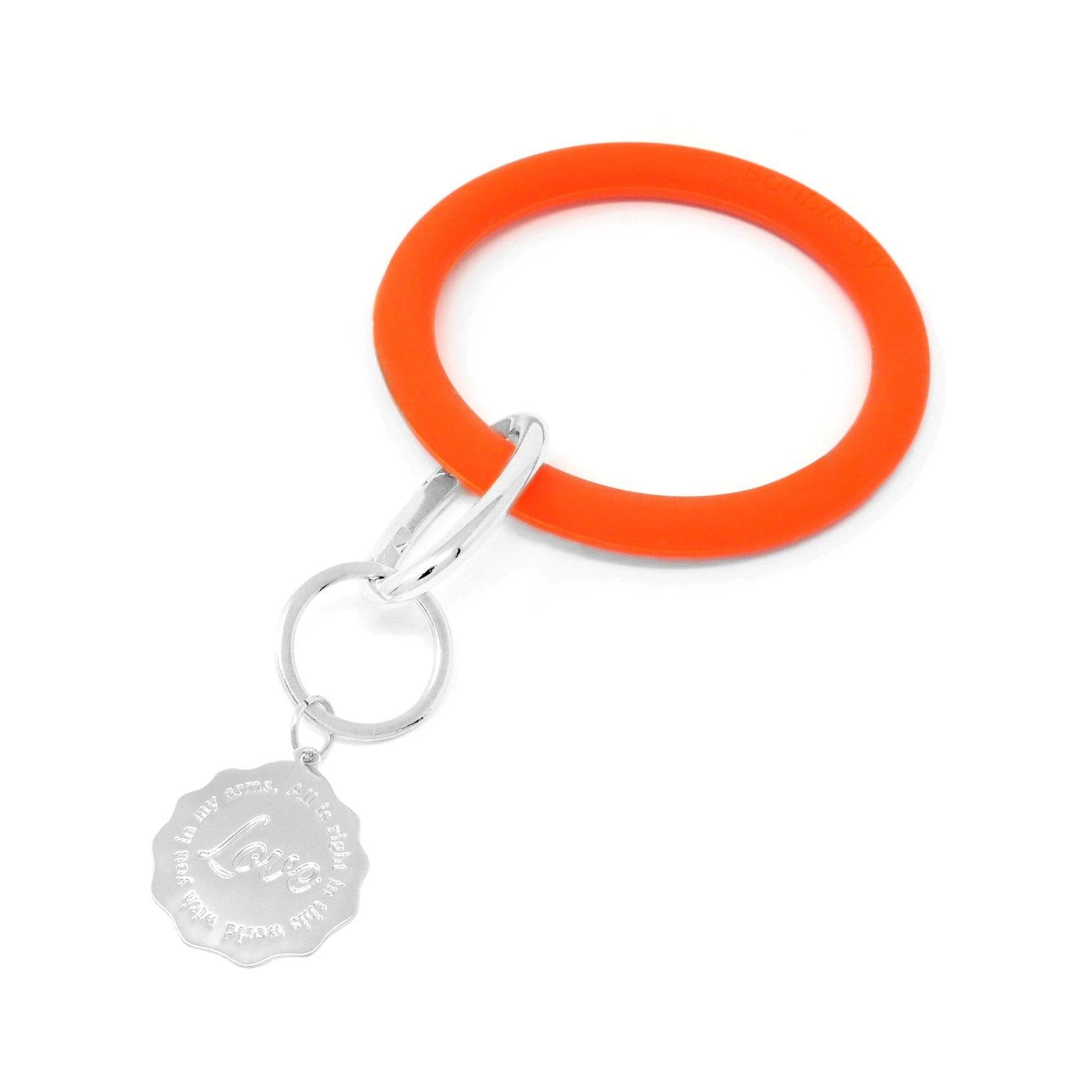 Silicone Keyring Love Bracelet - Bauble Sky