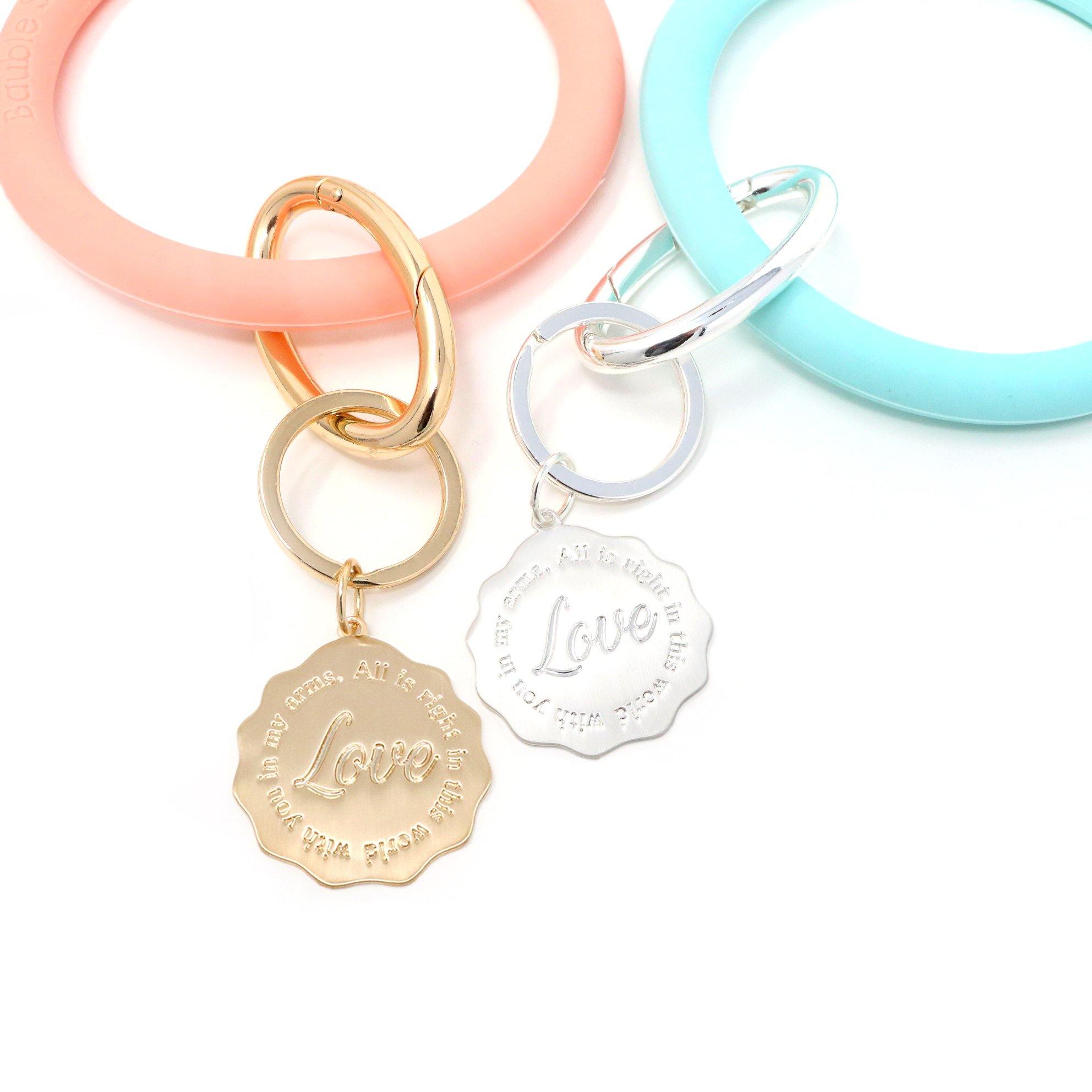 Silicone Keyring Love Bracelet - Bauble Sky