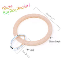Silicone Key Ring Bracelet - Bauble Sky