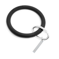 Personalized Silicone Keyring Bracelet with Bar - Bauble Sky