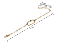Carabiner Lock Linked Bracelet - Bauble Sky