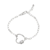 Heart Carabiner Lock Bracelet - Bauble Sky
