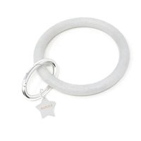 Personalized Silicone Key Ring Bracelet with Star - Bauble Sky