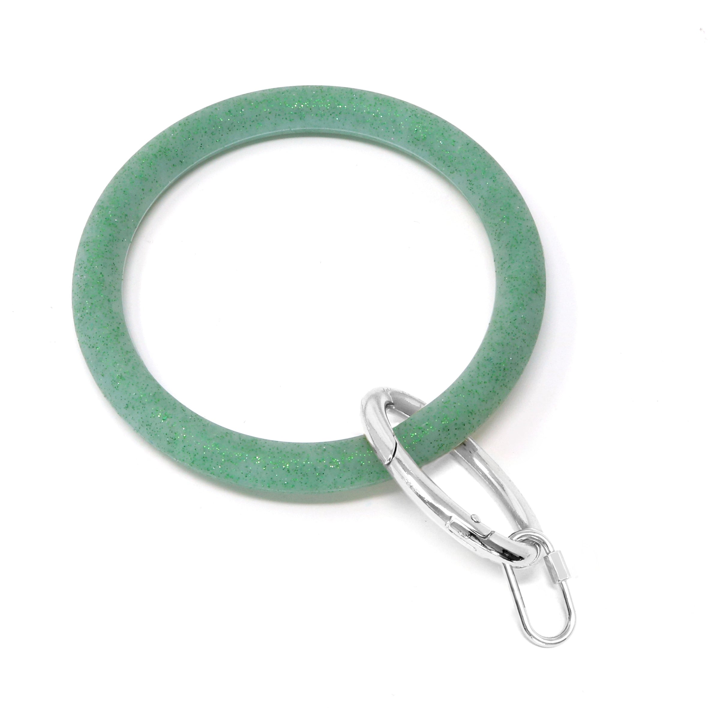 Silicone Key Ring Bracelet with Carabiner Lock - Bauble Sky