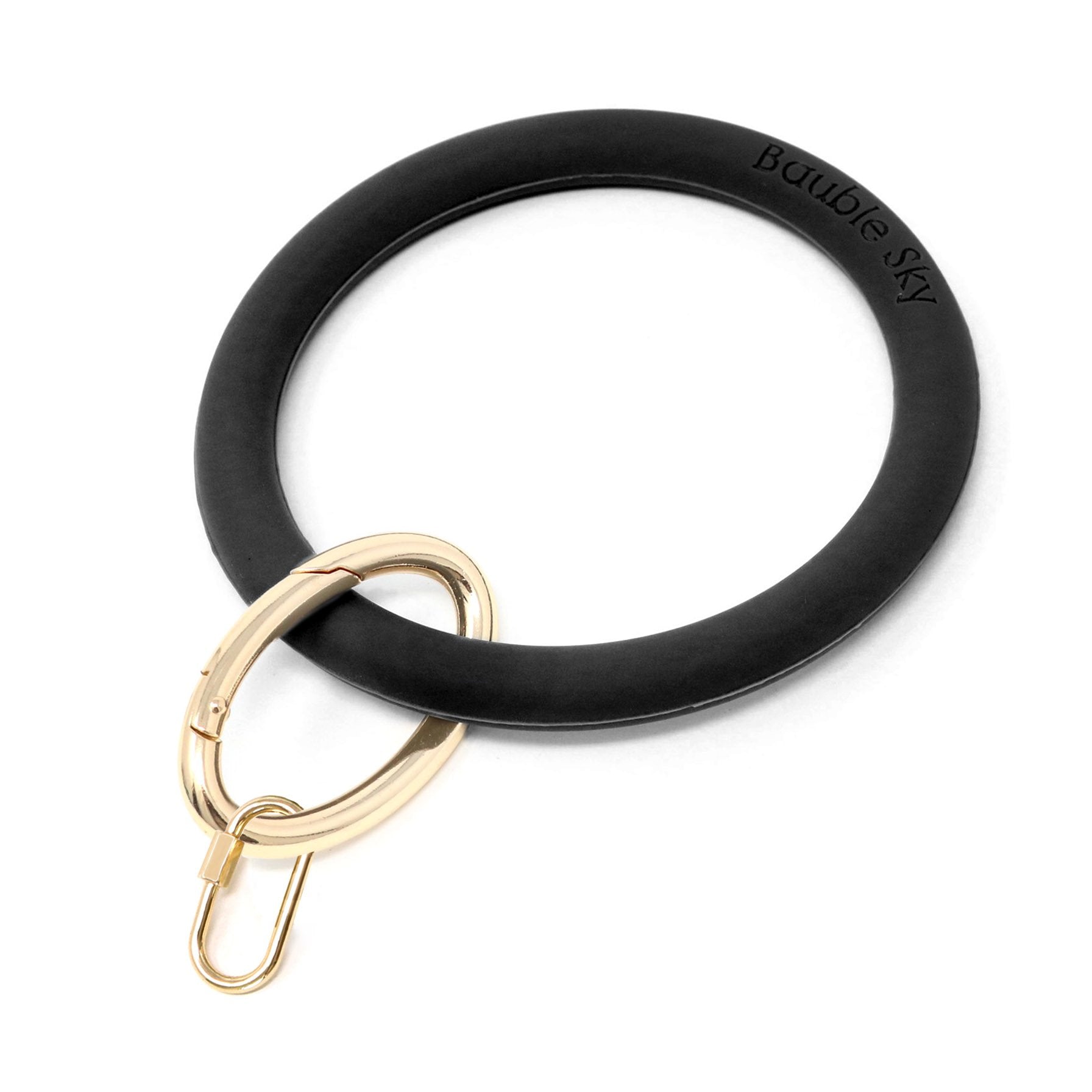 Silicone Key Ring Bracelet with Carabiner Lock - Bauble Sky