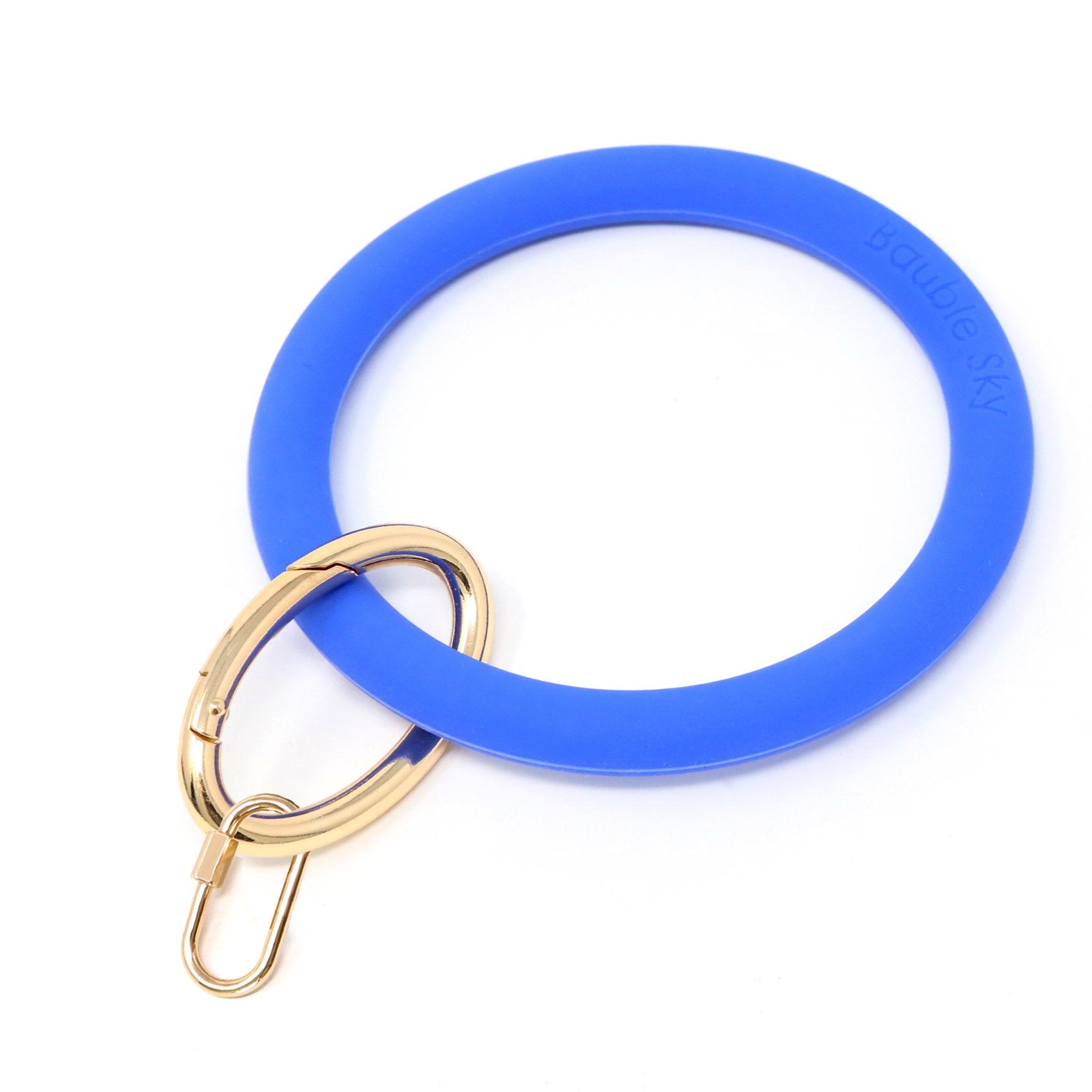 Silicone Key Ring Bracelet with Carabiner Lock - Bauble Sky