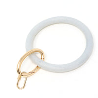 Silicone Key Ring Bracelet with Carabiner Lock - Bauble Sky