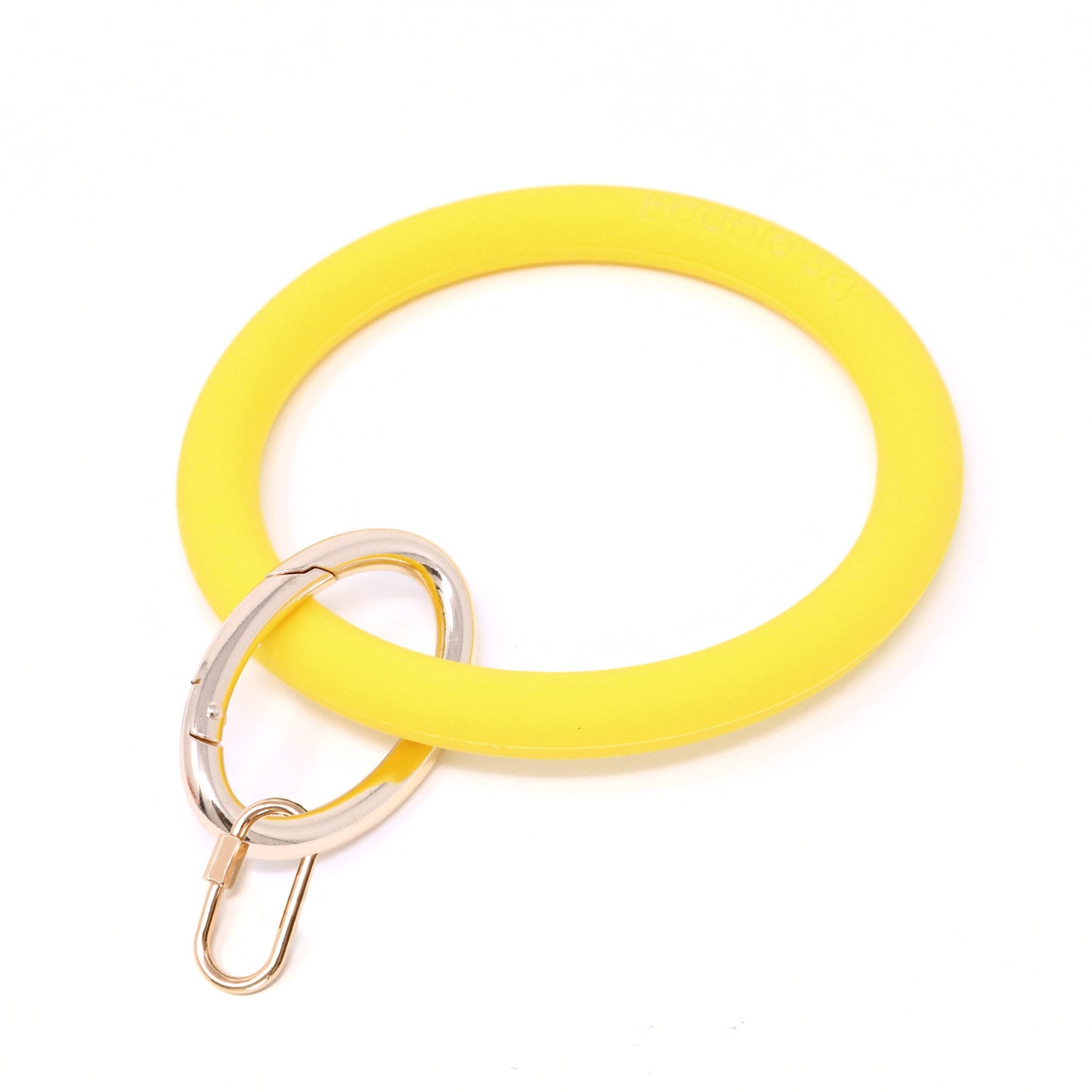 Silicone Key Ring Bracelet with Carabiner Lock - Bauble Sky