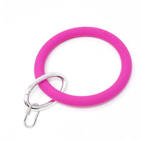 Silicone Key Ring Bracelet with Carabiner Lock - Bauble Sky