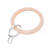 Silicone Key Ring Bracelet with Carabiner Lock - Bauble Sky