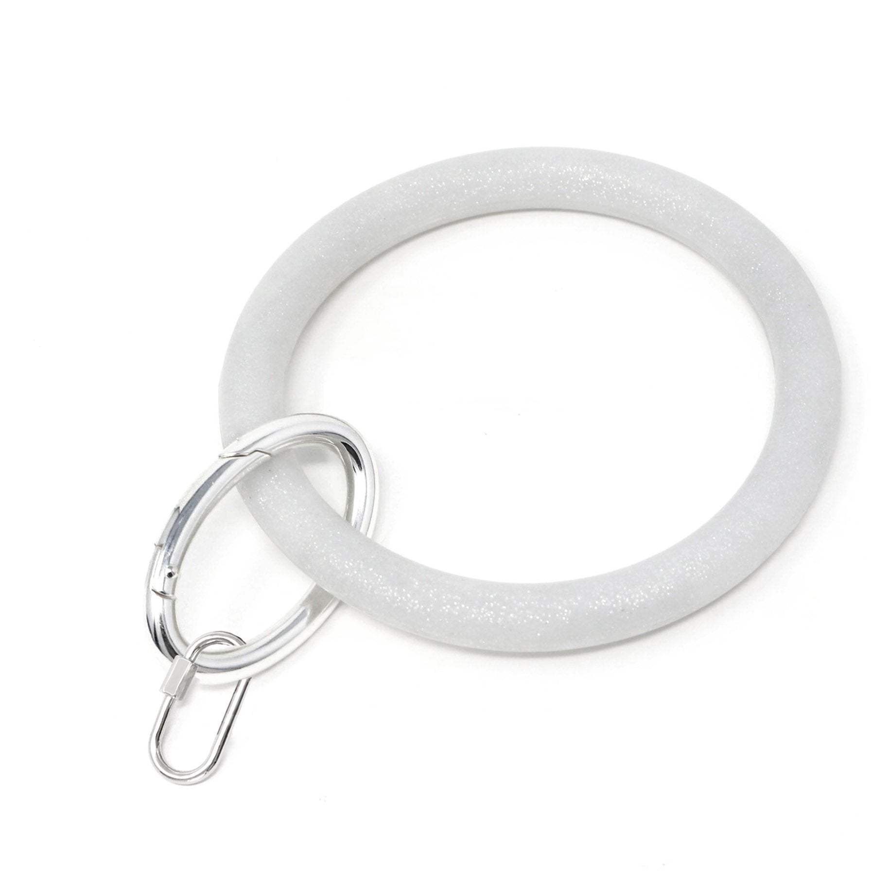 Silicone Key Ring Bracelet with Carabiner Lock - Bauble Sky