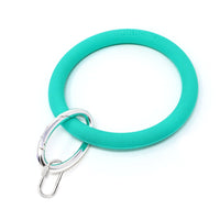 Silicone Key Ring Bracelet with Carabiner Lock - Bauble Sky
