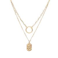 2 Layer Necklace with Charm - Bauble Sky