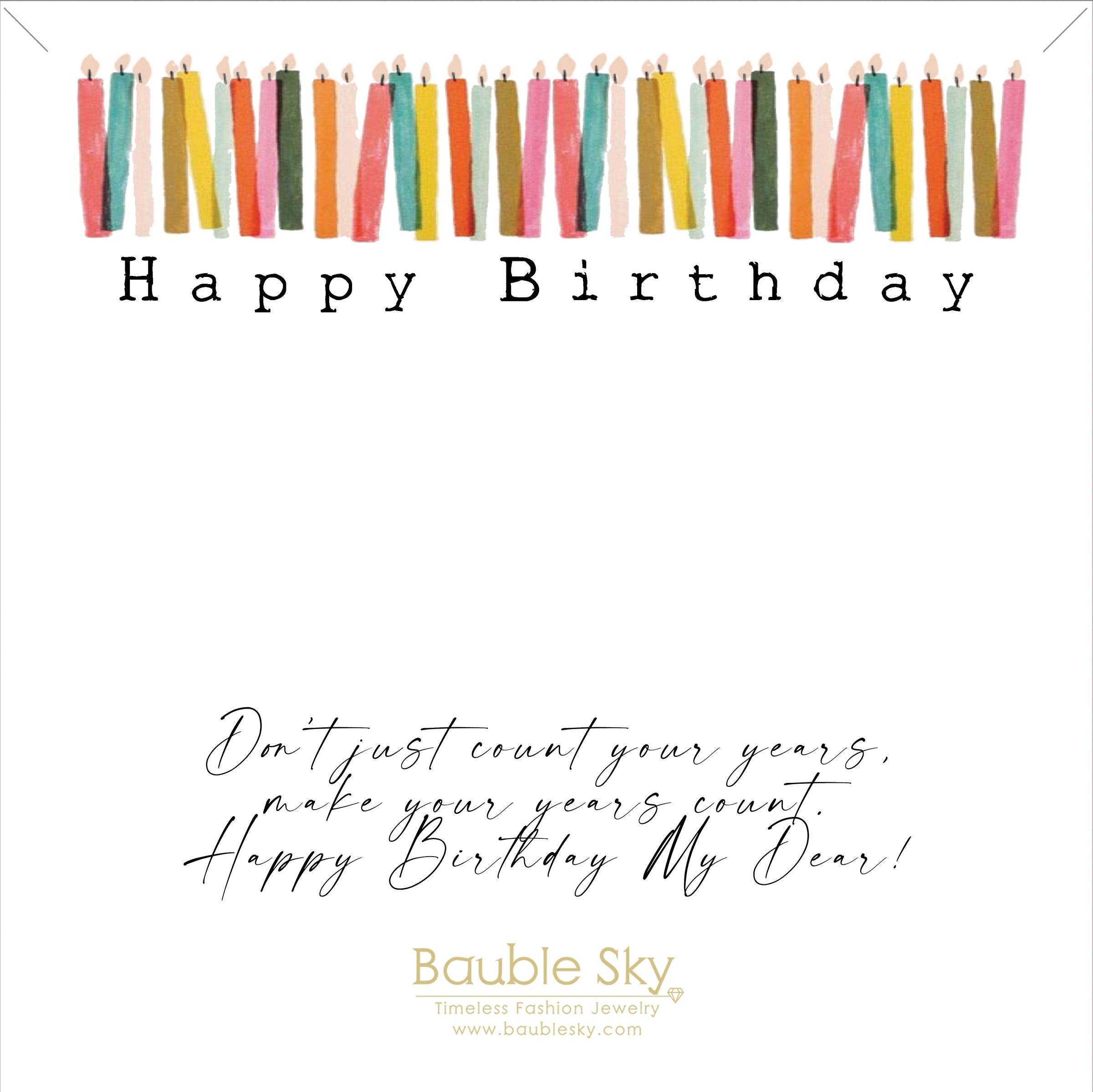 Personalized Birthday Initial Necklace