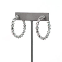 Textured Modern Metal Hoop - Bauble Sky