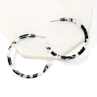 Resin Hoop Earrings