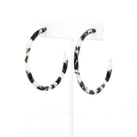 Resin Hoop Earrings