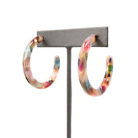 Resin Hoop Earring - Bauble Sky