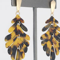 Leaf Resin Statement Earring - Bauble Sky