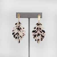 Leaf Resin Statement Earring - Bauble Sky