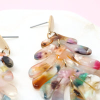 Leaf Resin Statement Earring - Bauble Sky