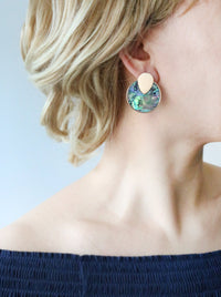 Abalone Shell Earring Stud - Bauble Sky