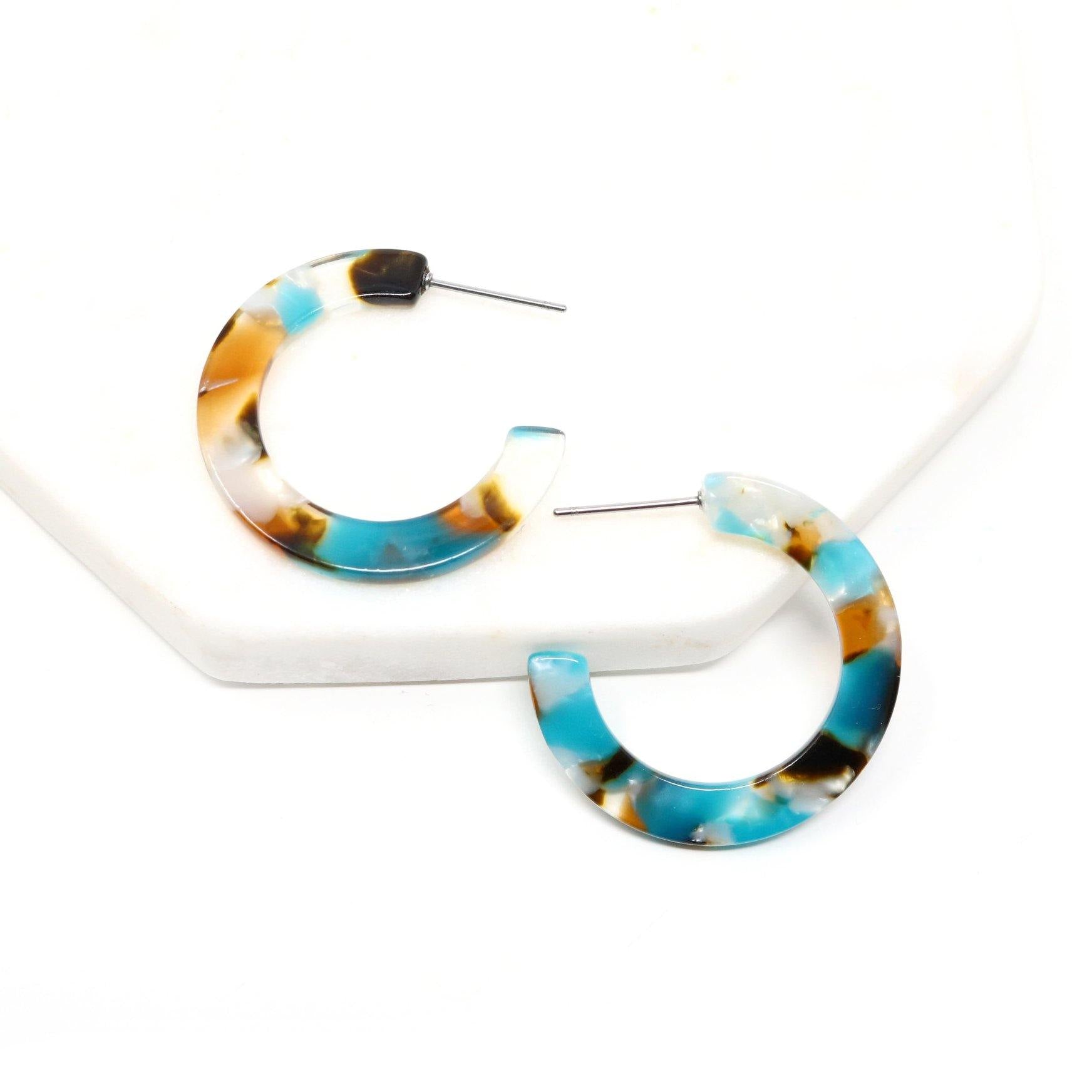 Small Resin Hoop - Bauble Sky